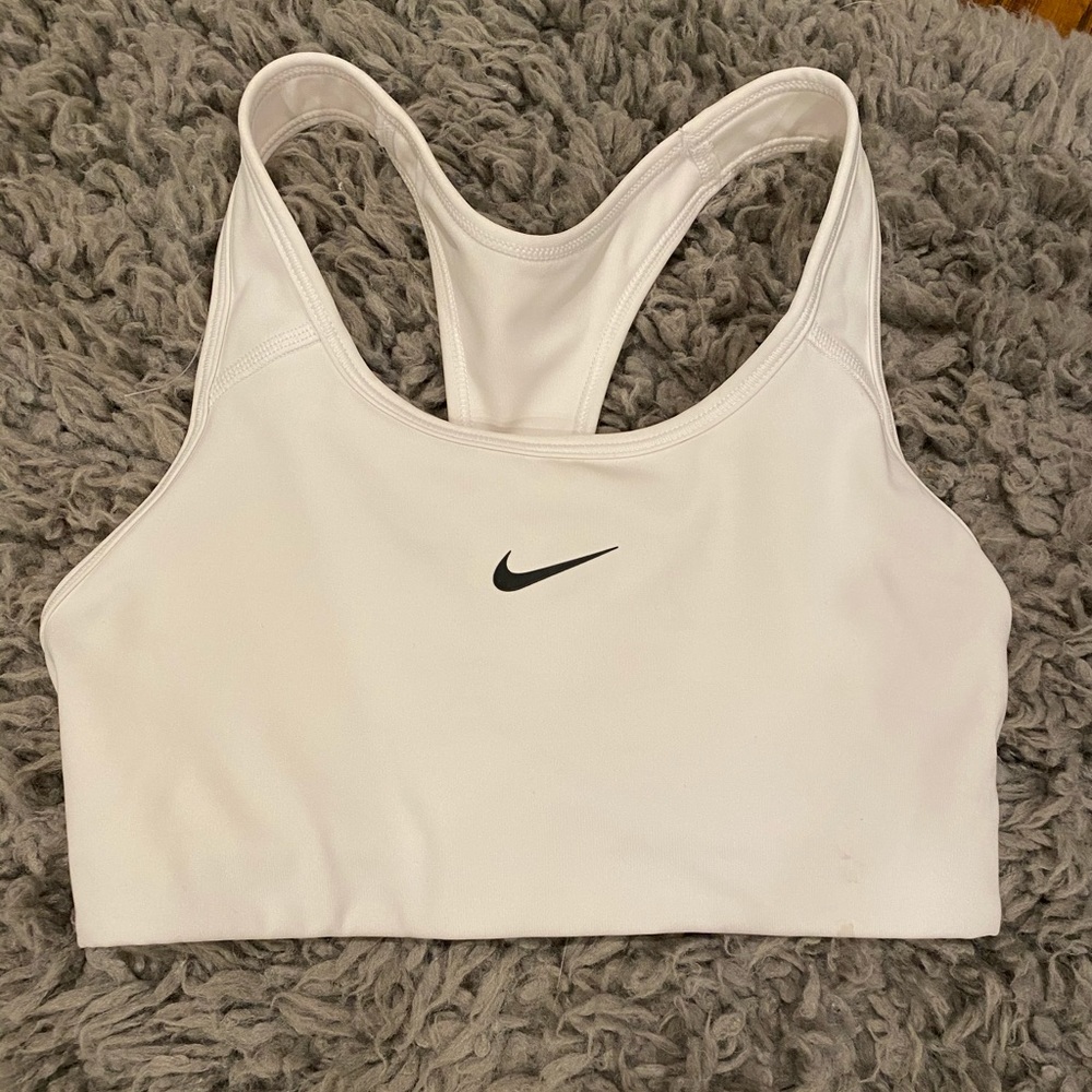 White Nike Sports Bra